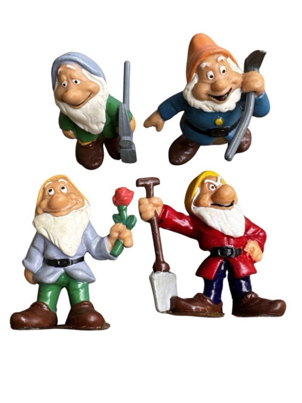 Disney Dwarfs Vintage Figures 1982